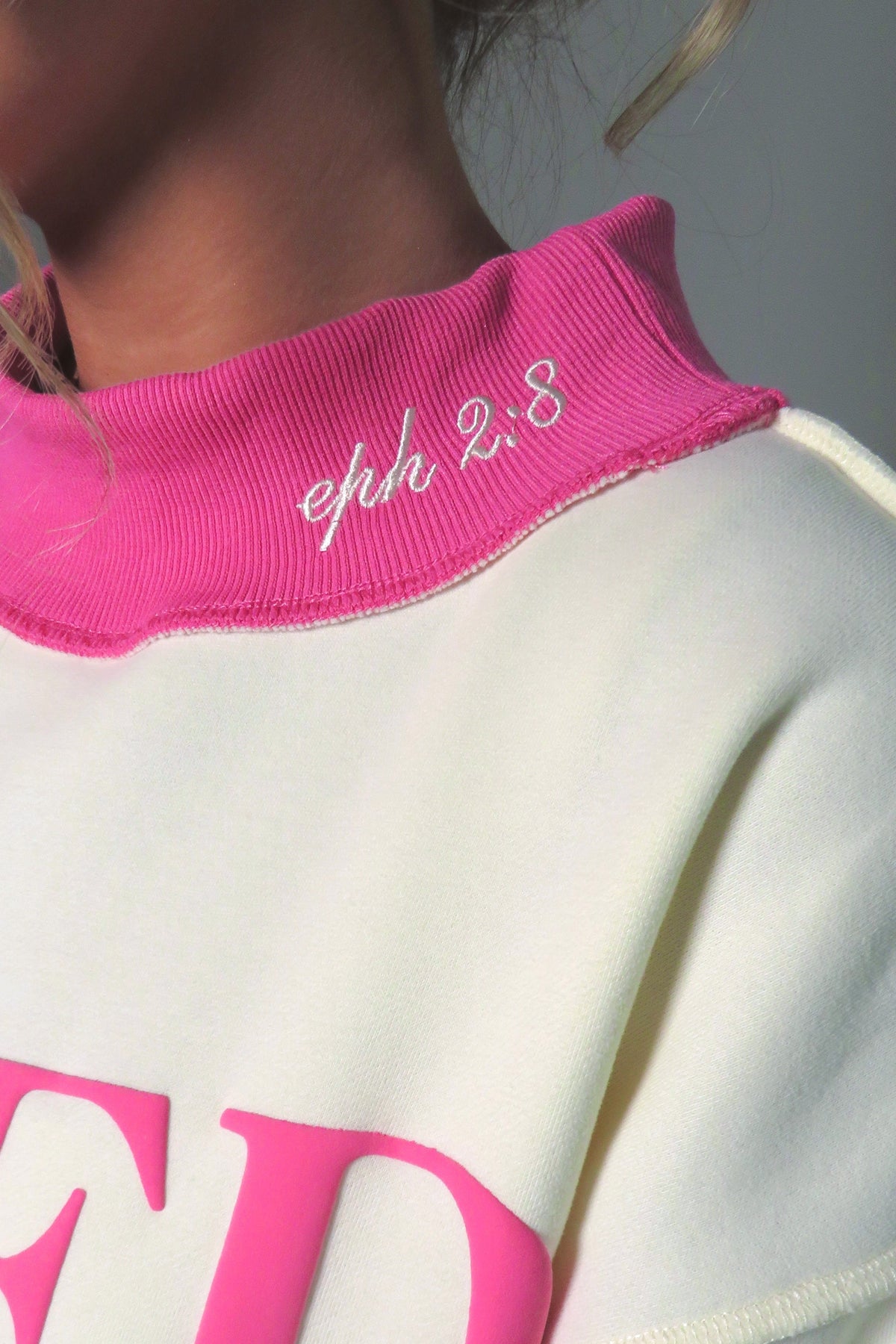 Saved By Grace Fleece Mockneck Sweatshirt