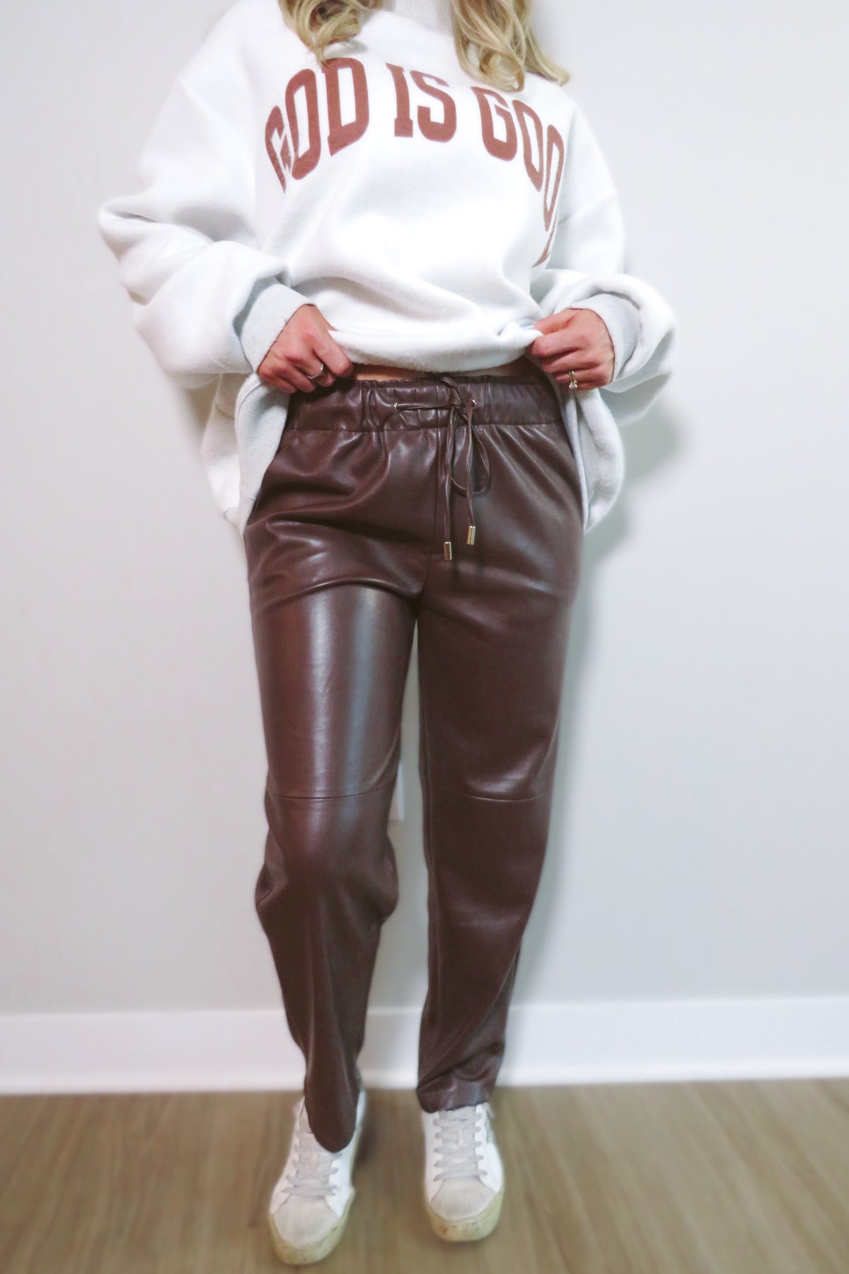 Sunday Social Faux Leather Pants