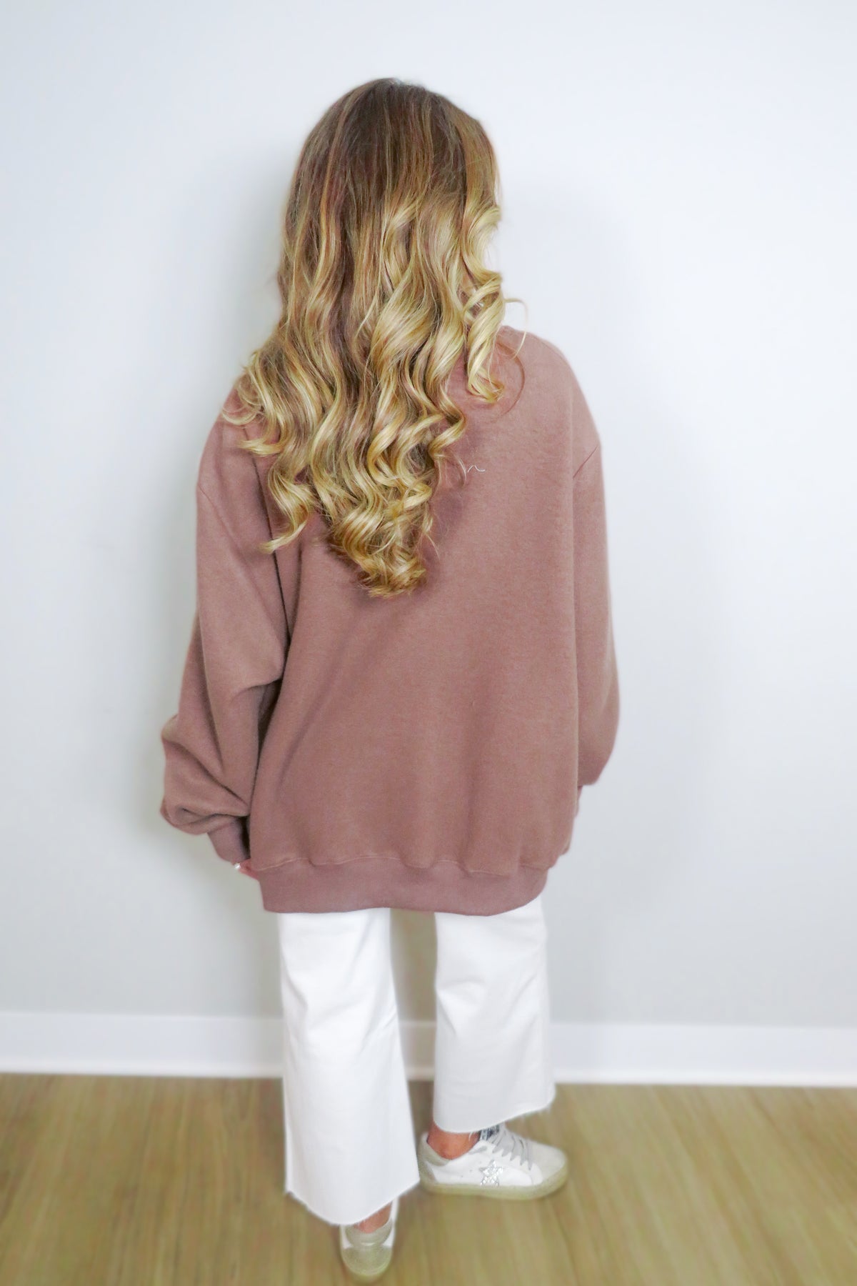 REVERSIBLE: WWJD + AMEN Oversized Mockneck Sweatshirt