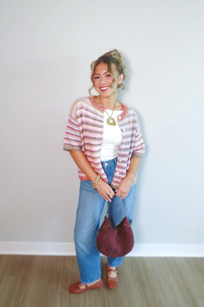 Evermore Striped Cardigan