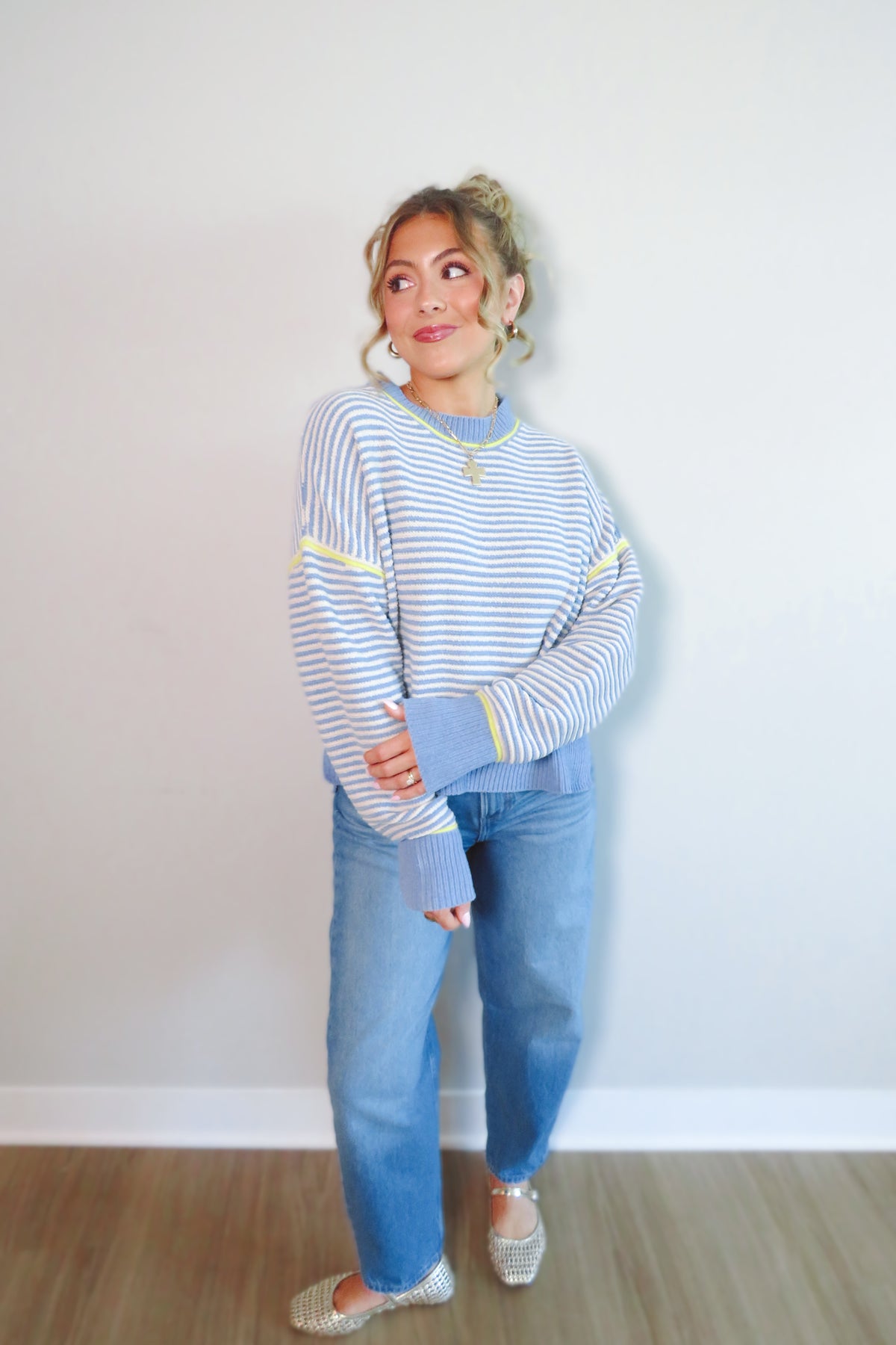 Celeste Cropped Knit Sweater