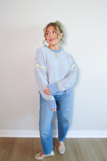 Celeste Cropped Knit Sweater