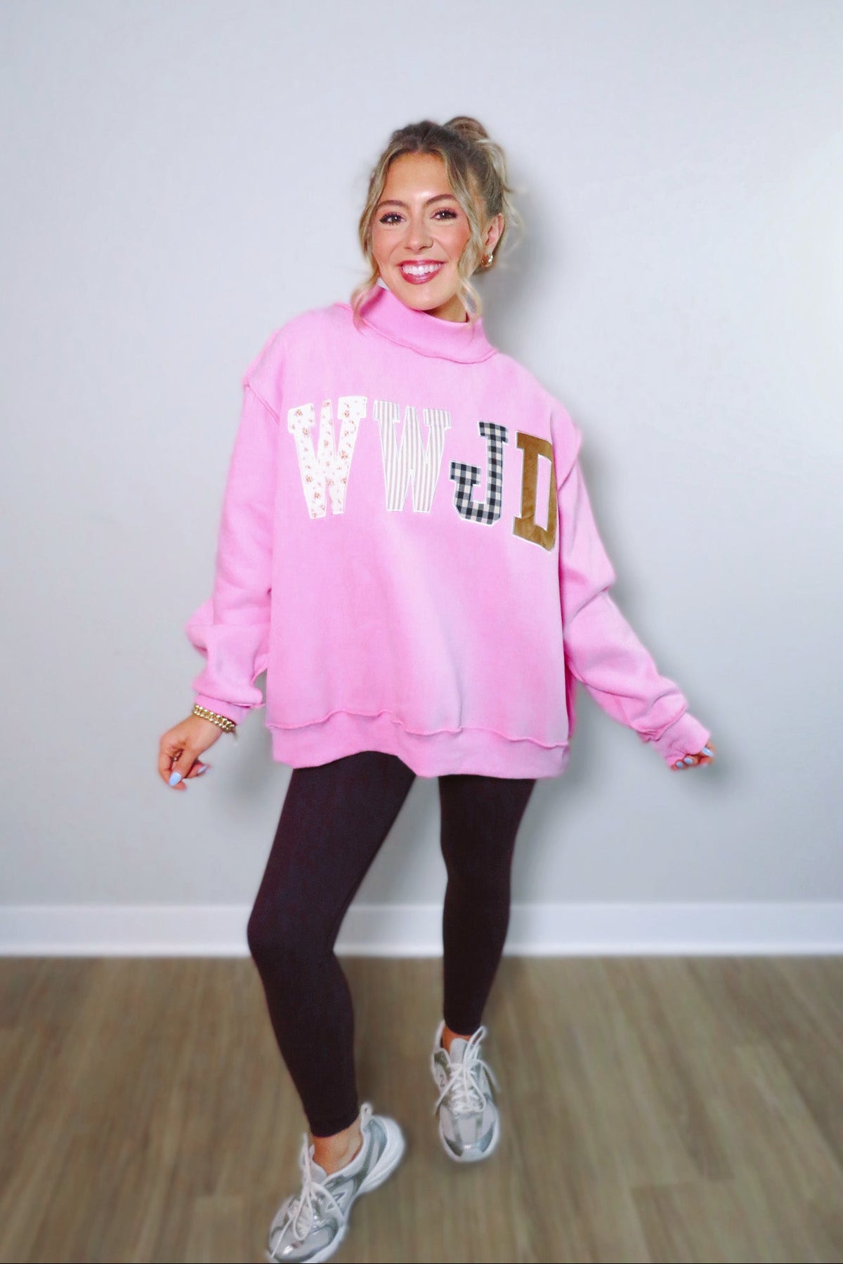 WWJD Fleece Mockneck Sweatshirt