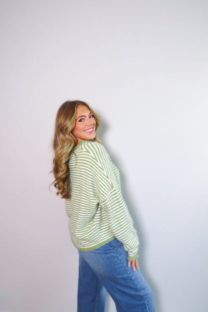 Haven Striped Cardigan