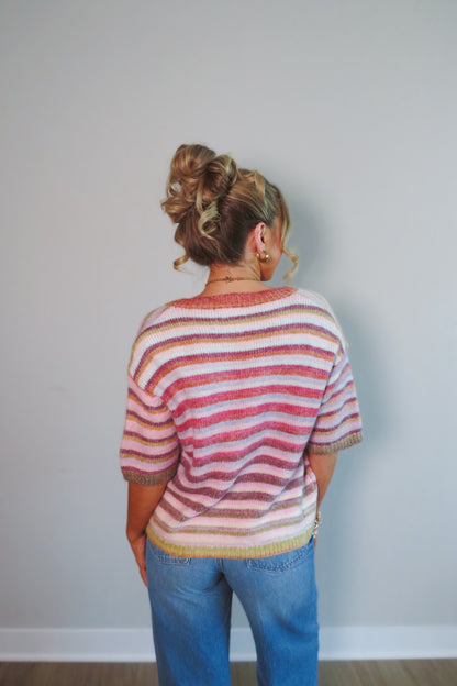 Evermore Striped Cardigan