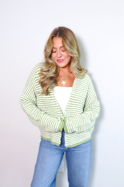 Haven Striped Cardigan