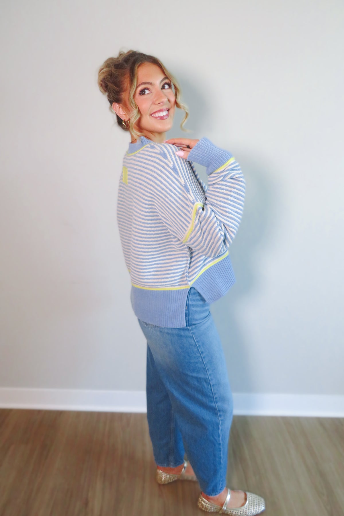 Celeste Cropped Knit Sweater
