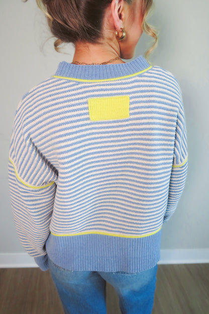 Celeste Cropped Knit Sweater