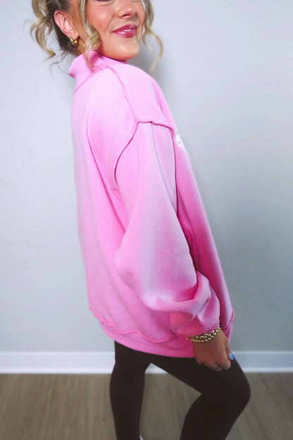 WWJD Fleece Mockneck Sweatshirt