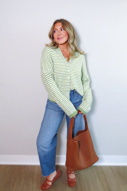 Haven Striped Cardigan
