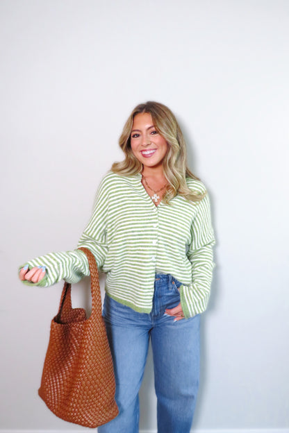 Haven Striped Cardigan