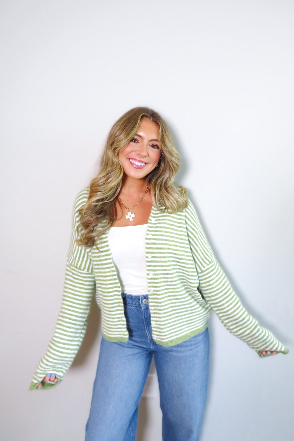 Haven Striped Cardigan