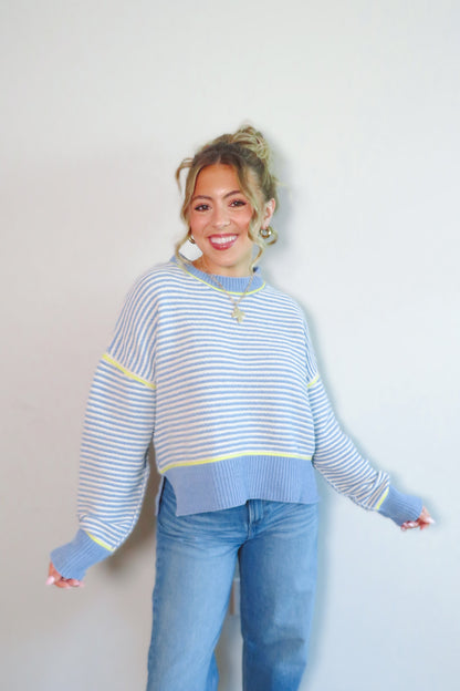 Celeste Cropped Knit Sweater